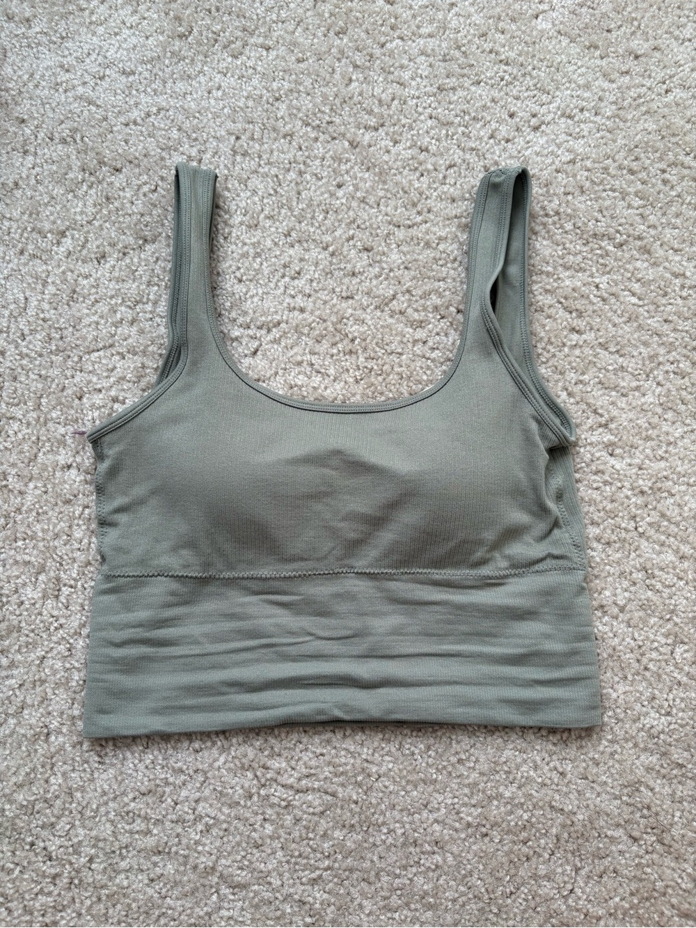 Altar'd State Olive Green Bralette Top